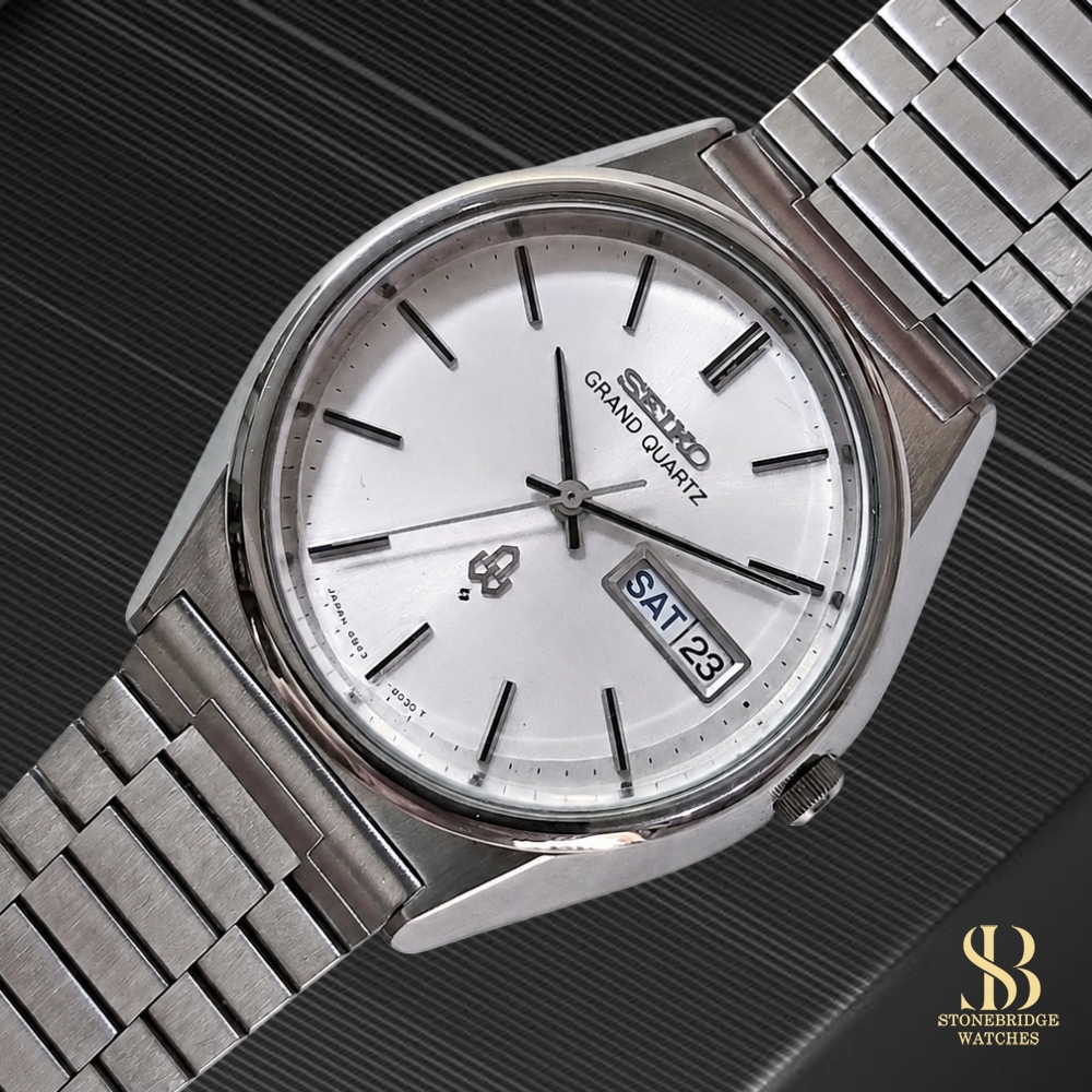 1975 Seiko Grand Quartz 4843-8040 Day-Date