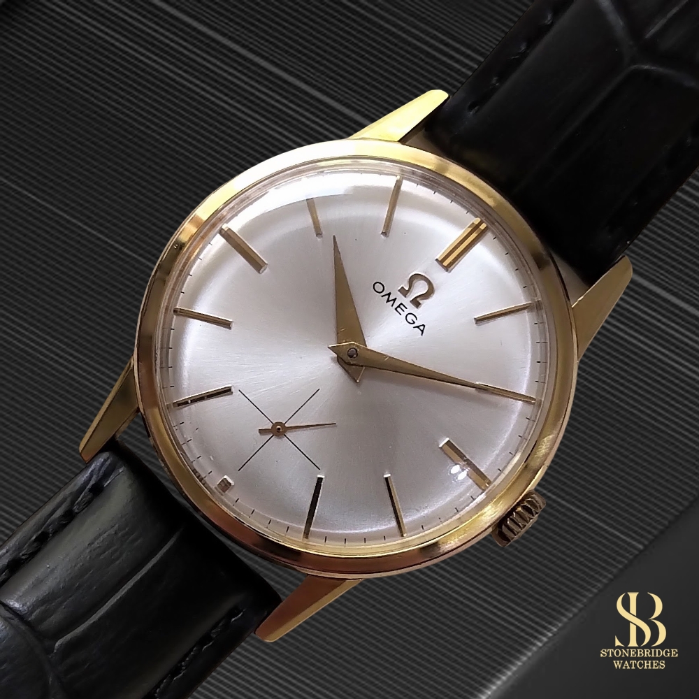 Vintage Omega Small Seconds Gold Plated Dress Watch (Serviced)