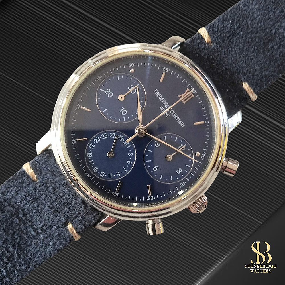 Frederique Constant Blue Chronograph FC290N36