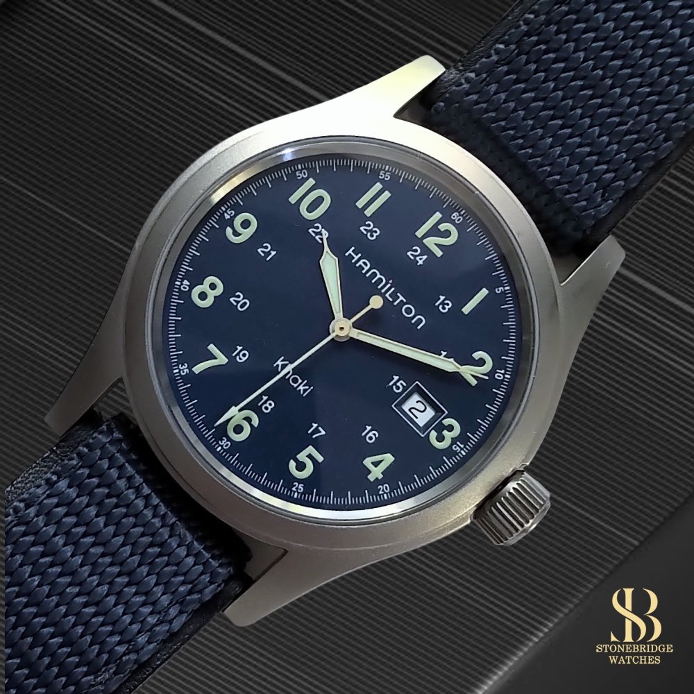 Hamilton Khaki Field 42mm Blue Dial Quartz