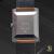 1976 Seiko Tank 2220-3031 Silver Sunburst Roman Dial - view 4