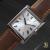 1976 Seiko Tank 2220-3031 Silver Sunburst Roman Dial - view 1