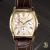 Vintage Seiko Retrograde Triple Calendar Gold Tonneau 5Y66-0AF0 - view 2