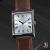 1976 Seiko Tank 2220-3031 Silver Sunburst Roman Dial - view 3
