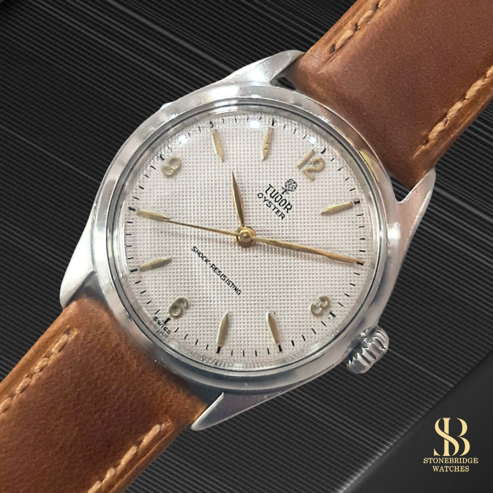 Vintage Tudor 7934 Waffle / Honeycomb Dial