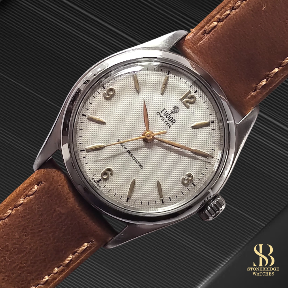 Vintage Tudor 7934 Waffle / Honeycomb Dial